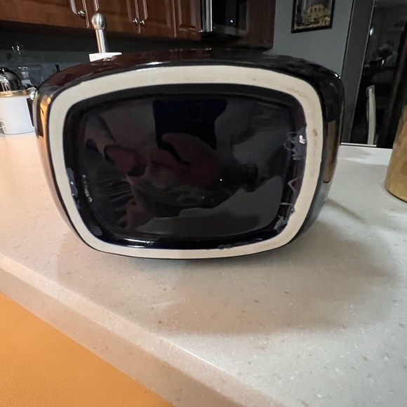 Fiesta Navy Blue Elegant Ceramic Pitcher—great condition! - Picture 5 of 5